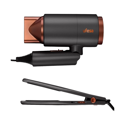 My glamour set hairdryer + straightener pack